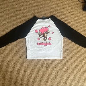 Bobby Jack cropped long sleeve tee
